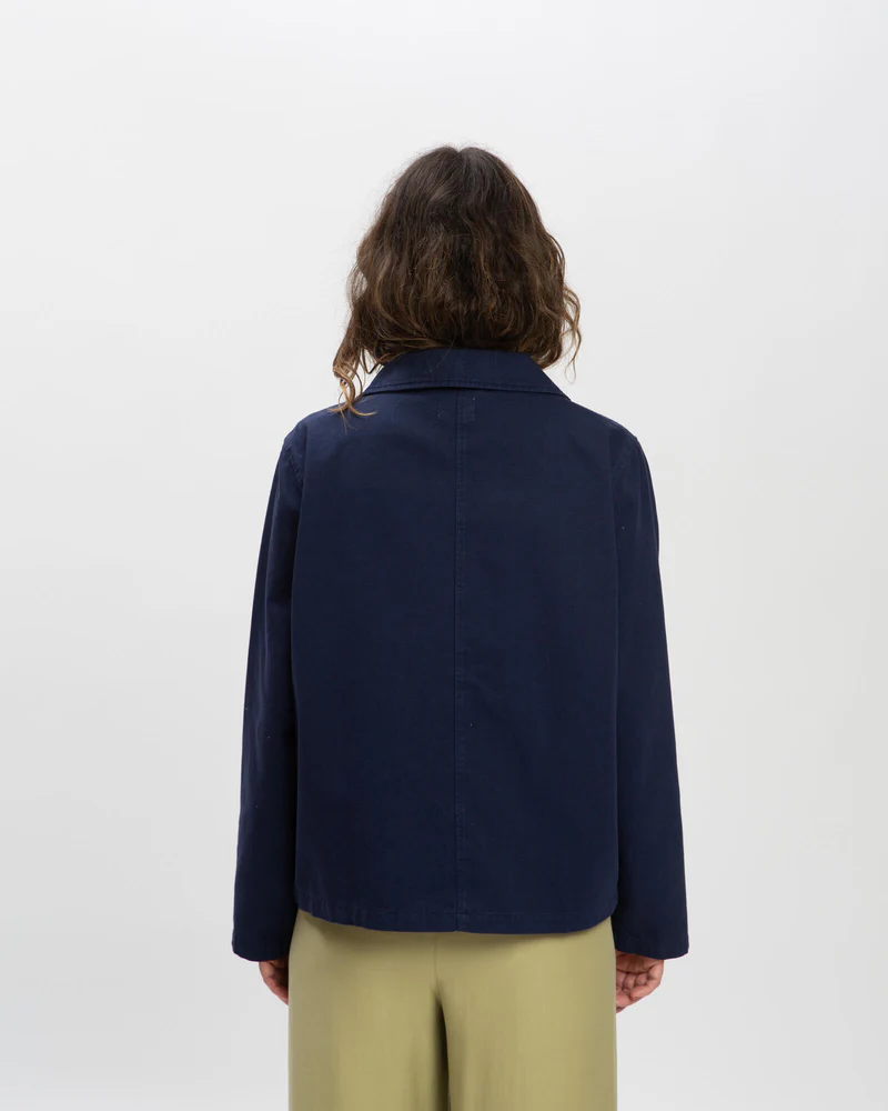 
                  
                    Navy Twill Classic Jacket
                  
                