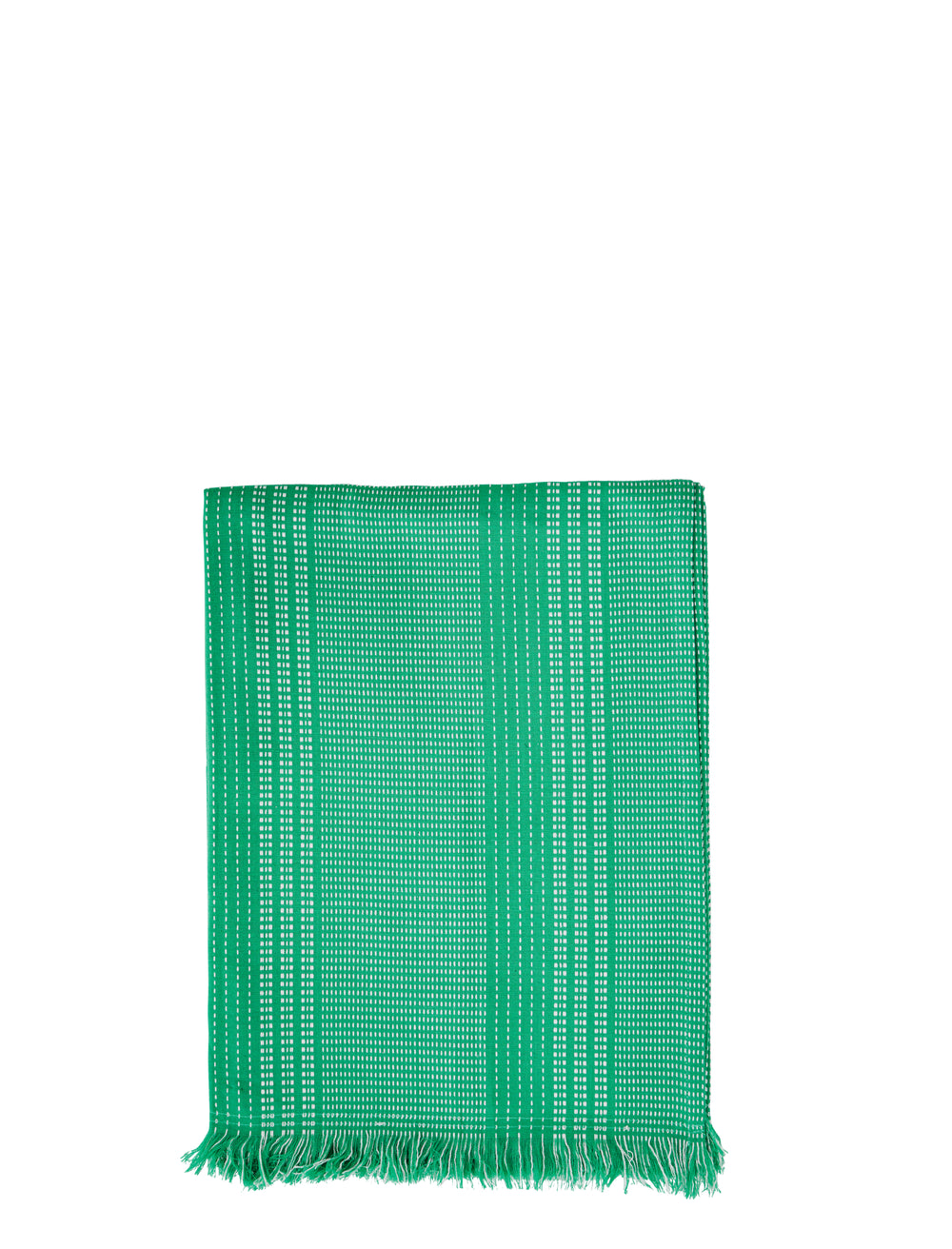 Green White Striped Hammam Throw