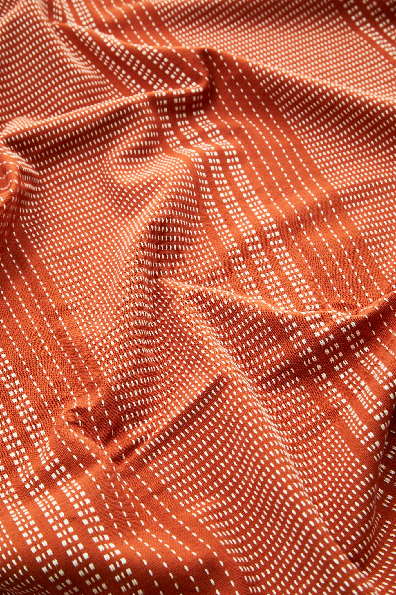 
                  
                    Coral White Striped Hammam Throw
                  
                
