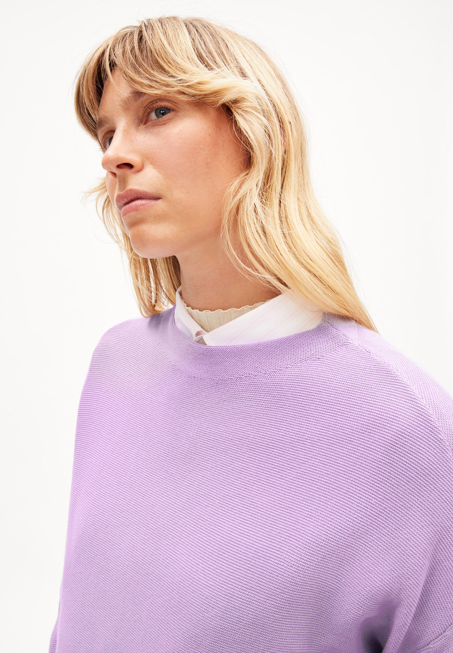 
                  
                    MERINAA LINKS LINKS Smart Lilac Jumper
                  
                