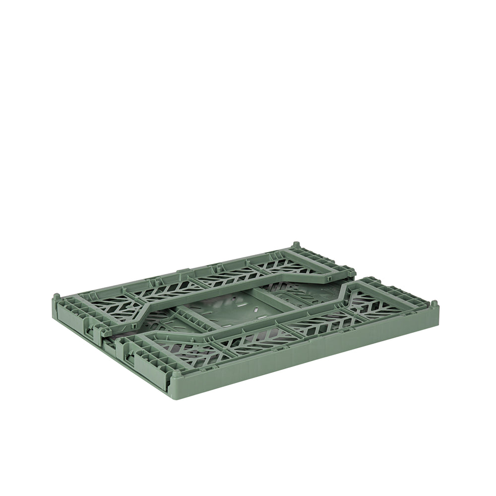 
                  
                    Midi Almond Green Folding Crate
                  
                