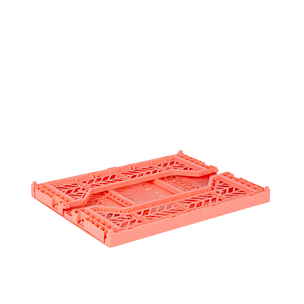 
                  
                    Midi Salmon Pink Folding Crate
                  
                