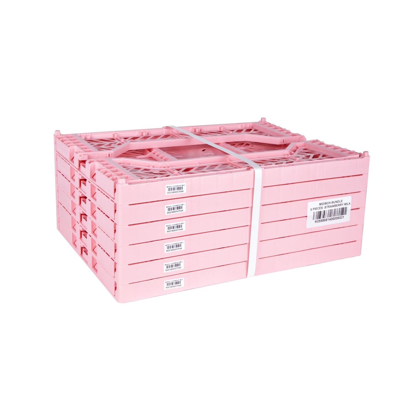 
                  
                    Midi Strawberry Milk Folding Crate
                  
                