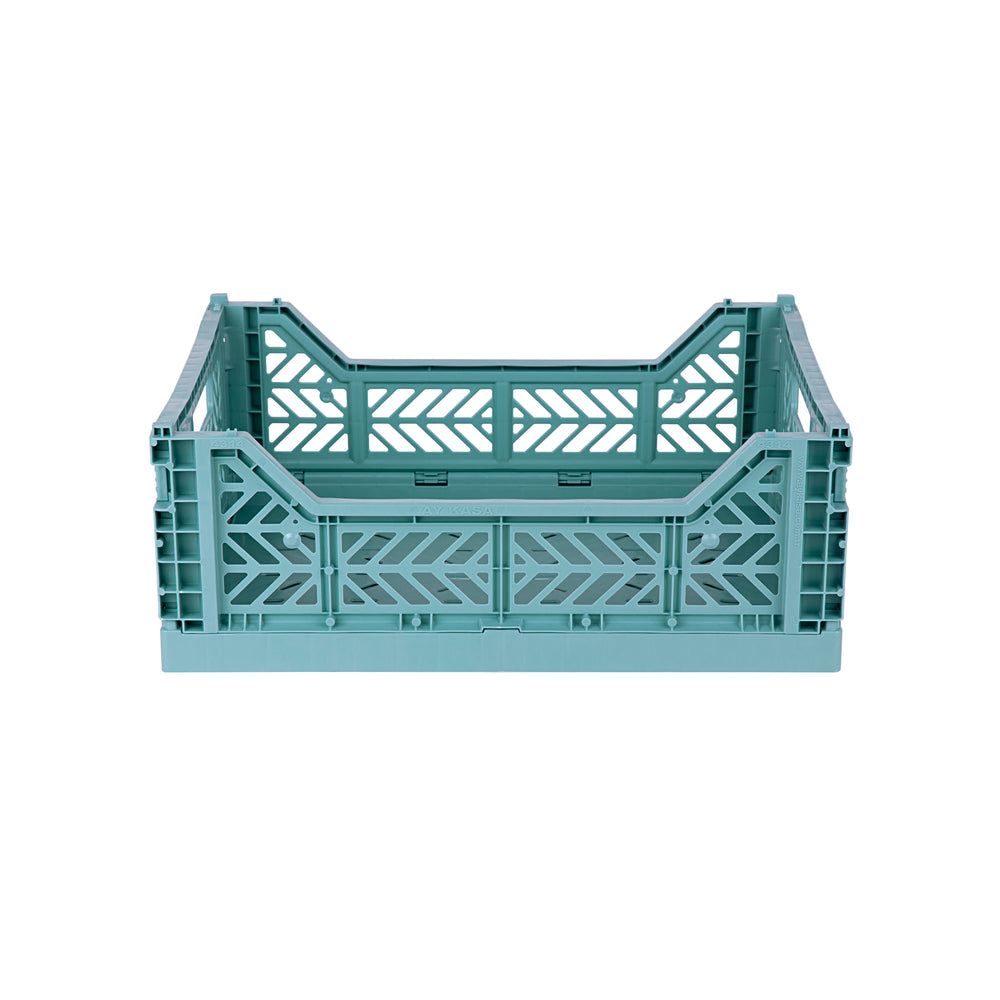 
                  
                    Midi Teal Folding Crate
                  
                