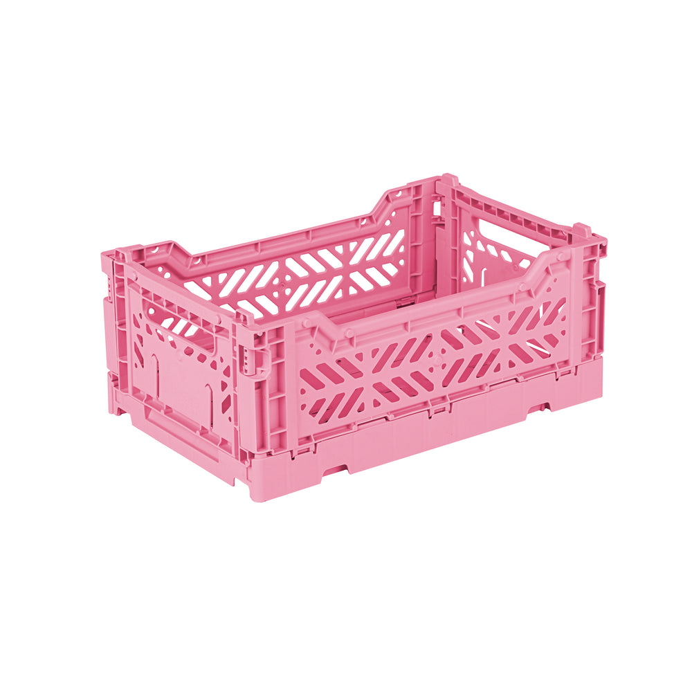 Mini Baby Pink Folding Crate