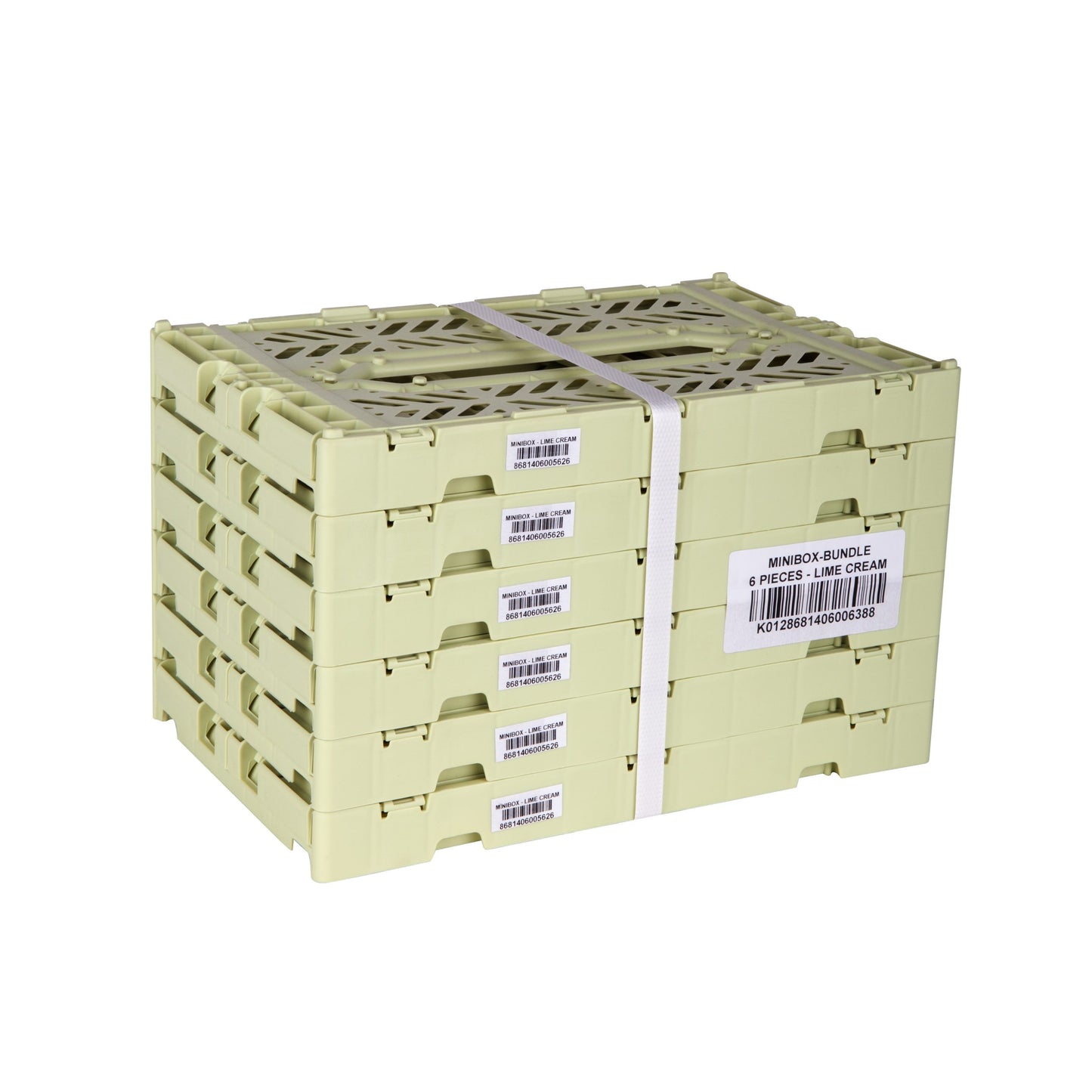
                  
                    Mini Lime Cream Folding Crate
                  
                