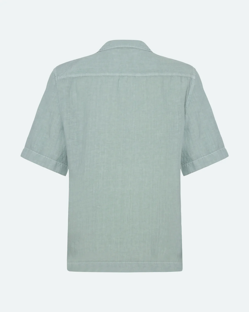 
                  
                    HAYDEN Gray Mist Short Sleeved Linen Shirt
                  
                