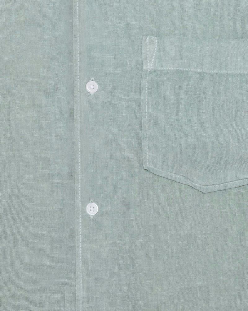 
                  
                    HAYDEN Gray Mist Short Sleeved Linen Shirt
                  
                