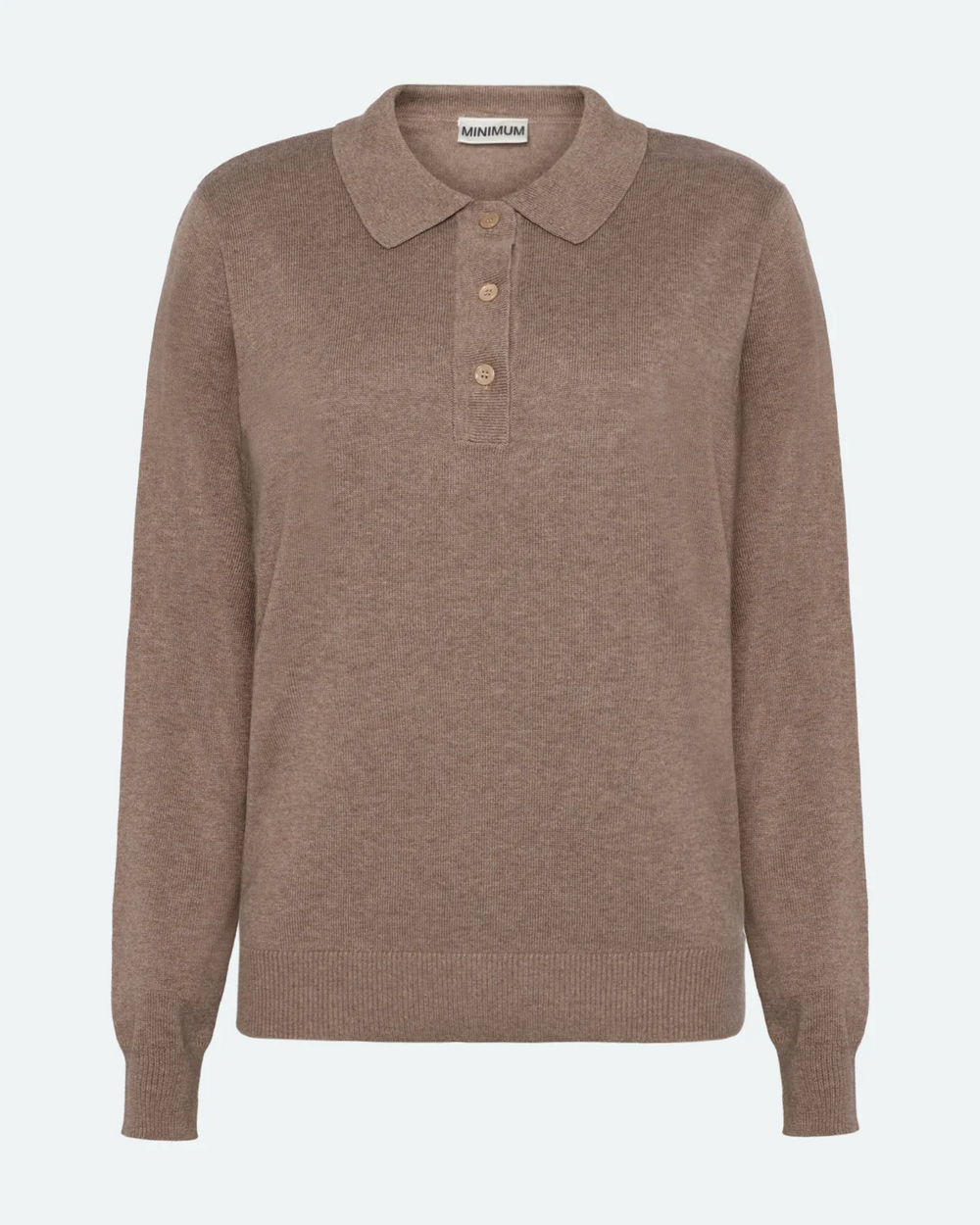 RILEY Shitake Polo Jumper