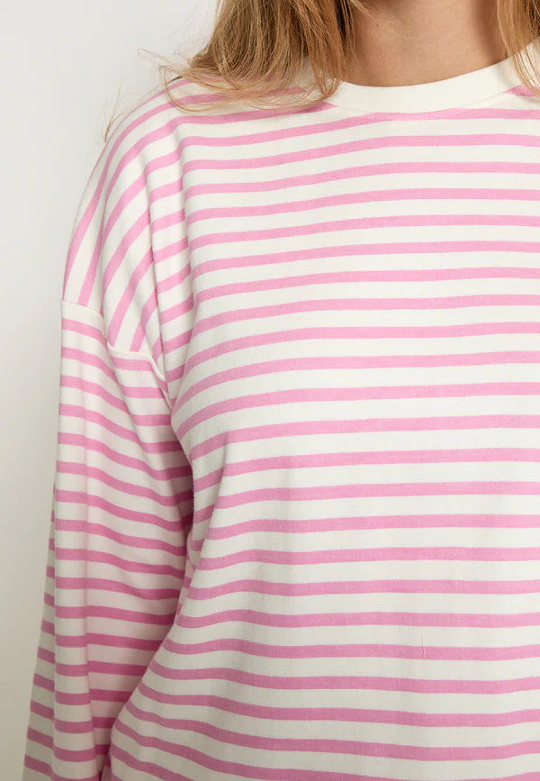 
                  
                    MSDENISA Prism Pink Stripe Long Sleeve
                  
                