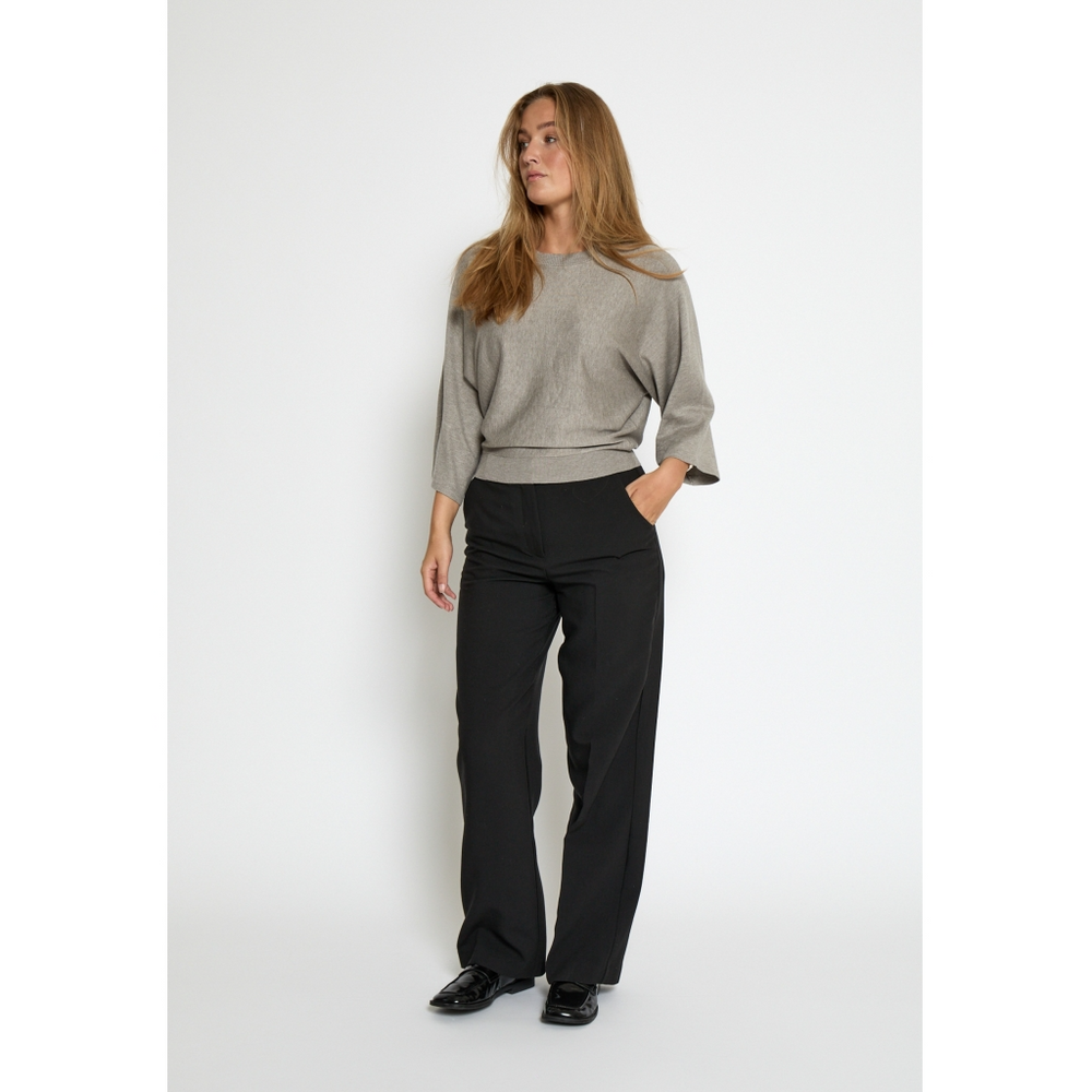 
                  
                    MSTESS – T-Shirt aus meliertem Strick mit String
                  
                