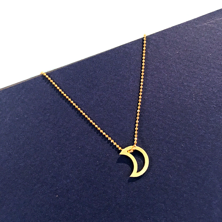 
                  
                    Golden Moon Open Necklace
                  
                