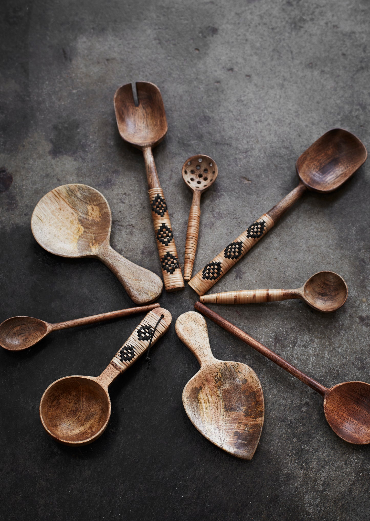 
                  
                    Black Natural Mango Wooden Salad Server Set Of 2
                  
                