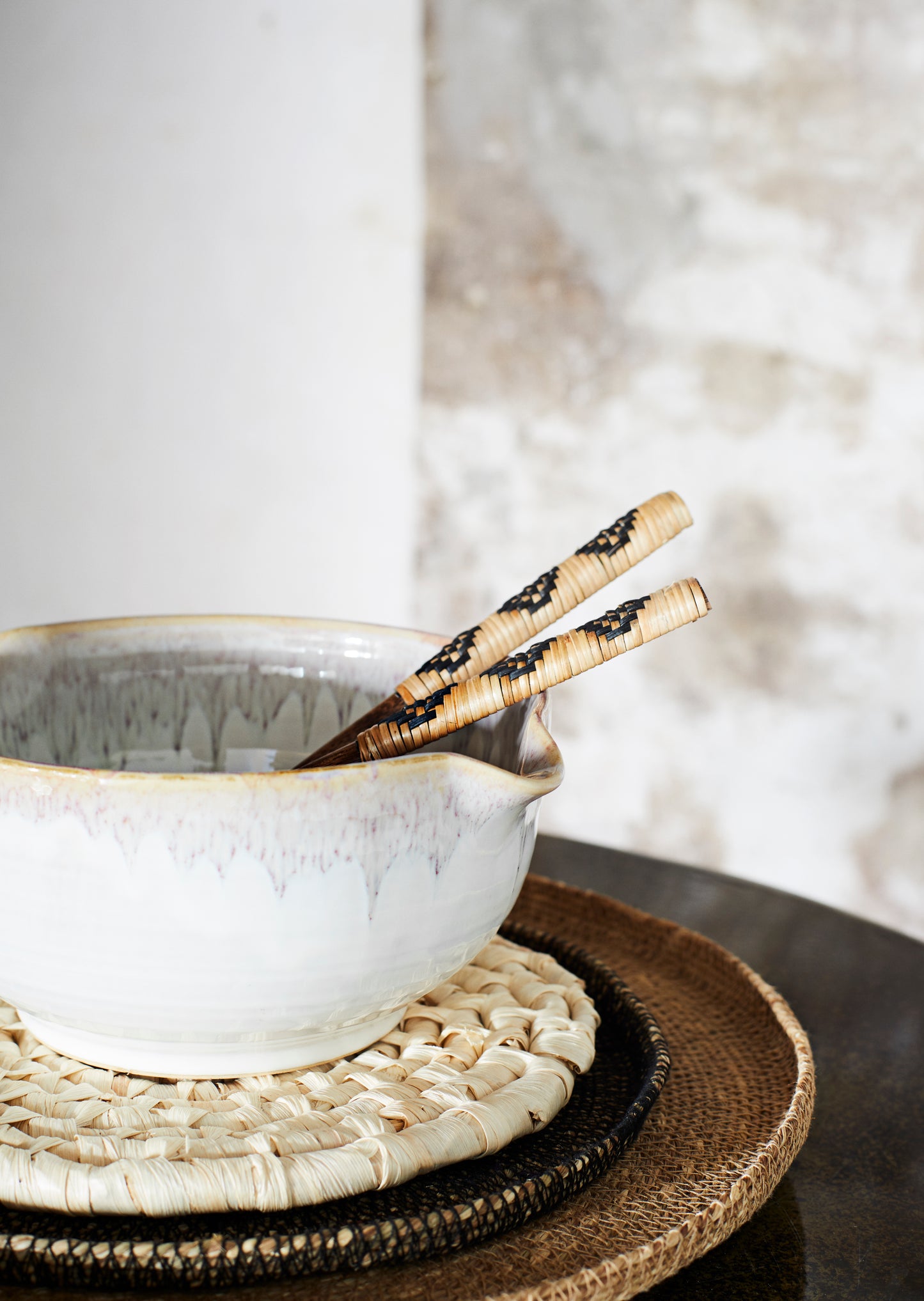 
                  
                    Black Natural Mango Wooden Salad Server Set Of 2
                  
                