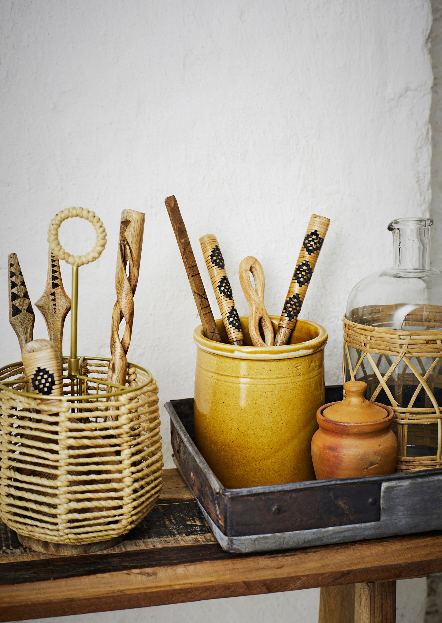 
                  
                    Black Natural Mango Wooden Salad Server Set Of 2
                  
                