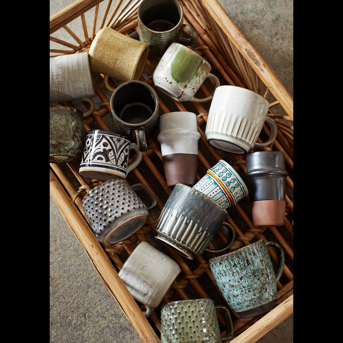 
                  
                    Light Green Brown Stoneware Cup
                  
                