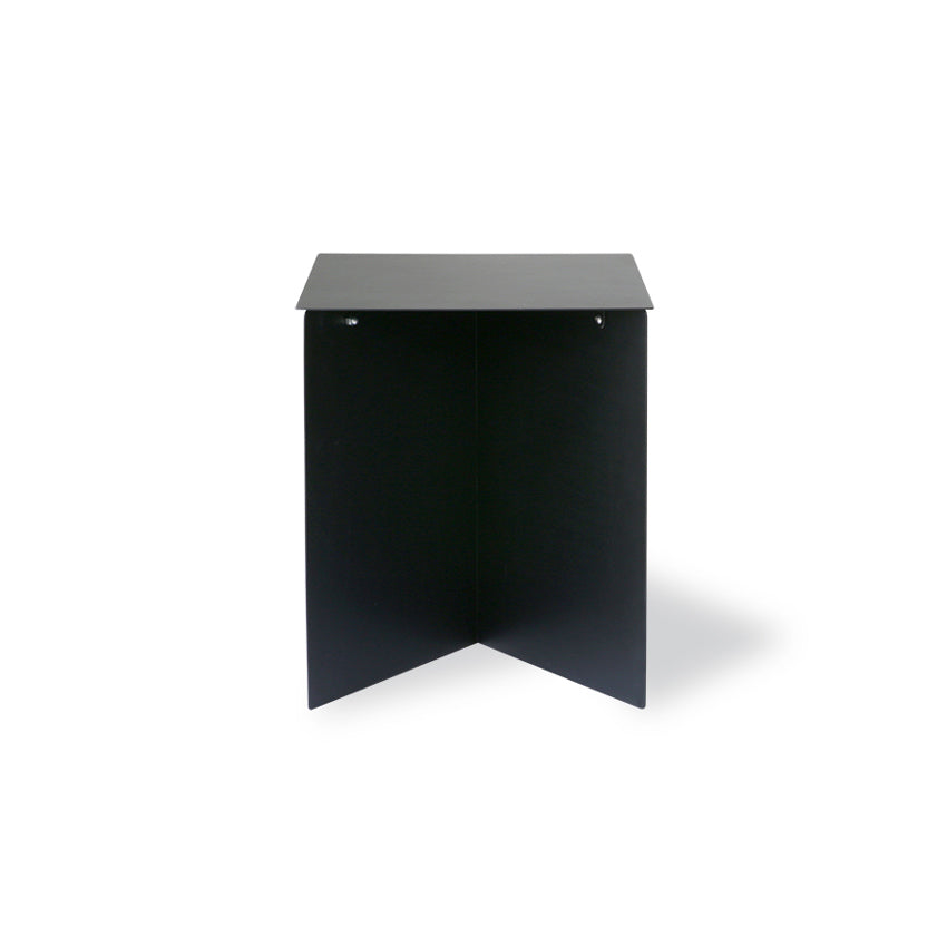 
                  
                    Beistelltisch aus schwarzem Metall
                  
                