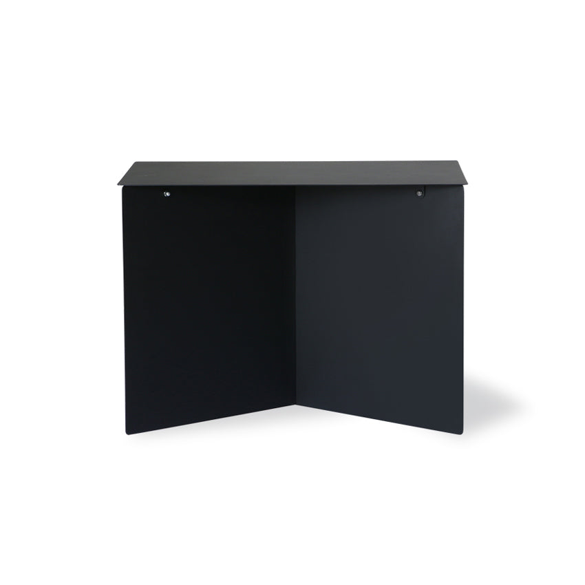 Beistelltisch aus schwarzem Metall