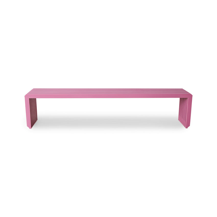 
                  
                    Große Lattenbank in Pink
                  
                