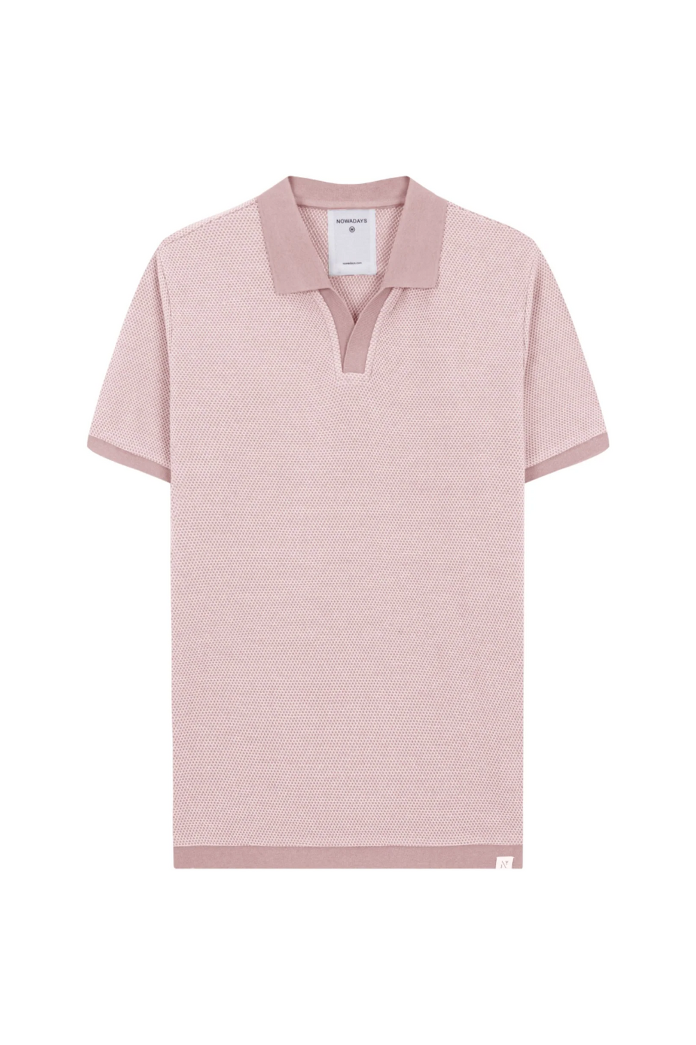 Ash Rose – Polo-T-Shirt mit offenem Kragen