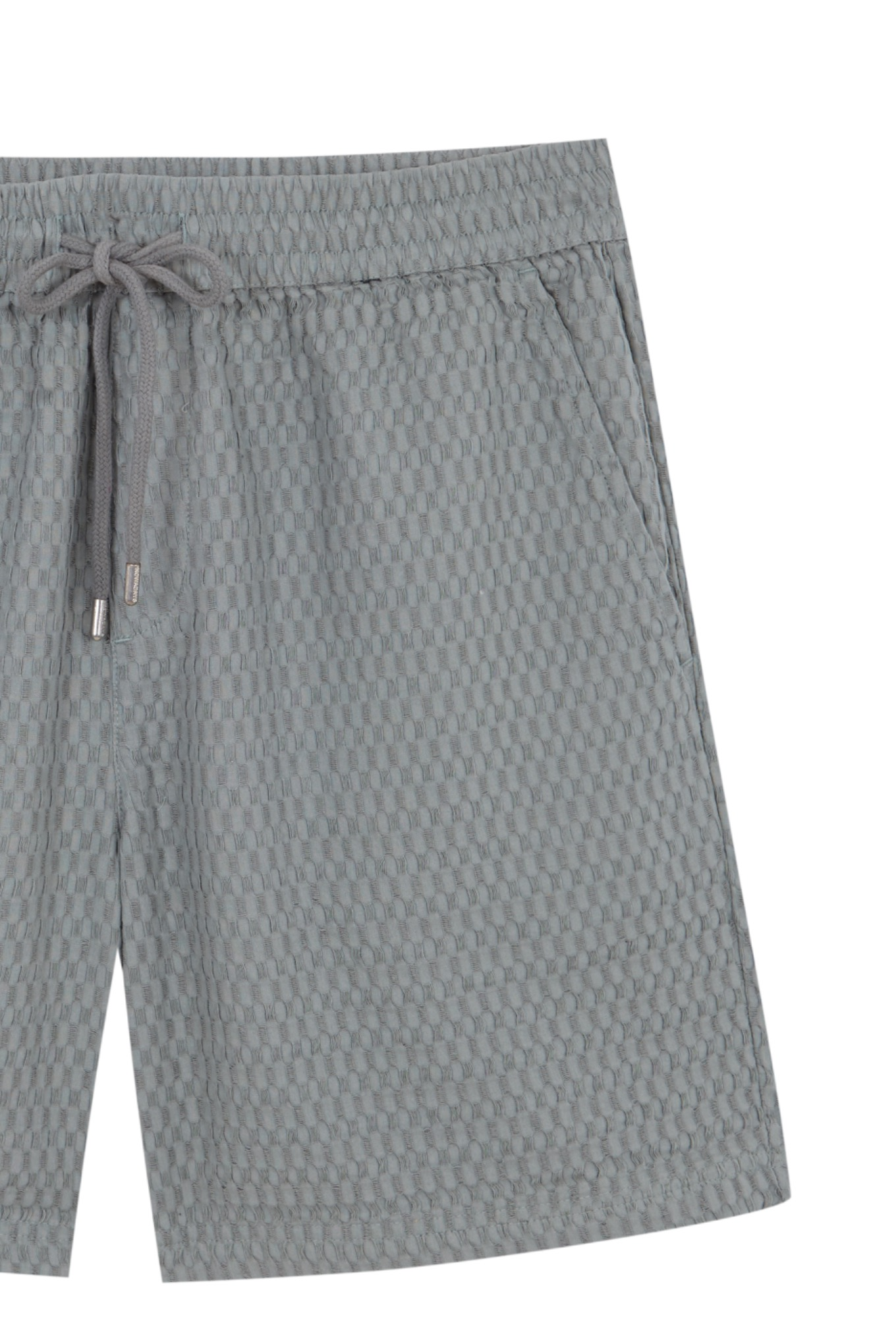 
                  
                    Slate Gray Structured Shorts
                  
                
