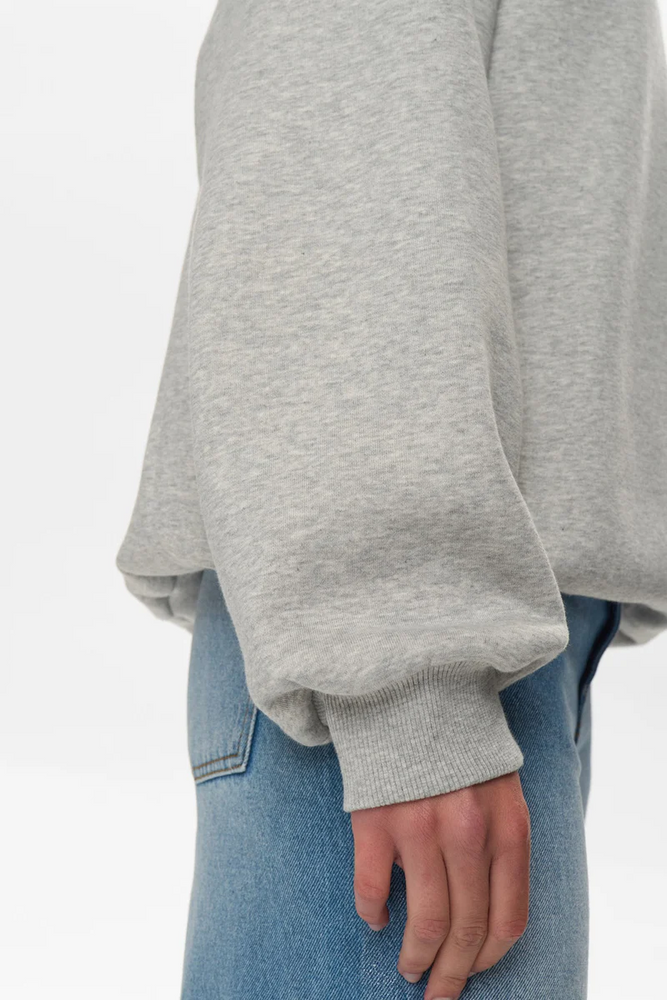 
                  
                    NUBISSA Light Grey Melange Oversize Jumper
                  
                