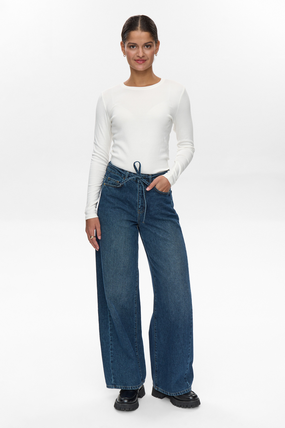 
                  
                    NUBROOKLYN Dark Blue Denim Jeans
                  
                