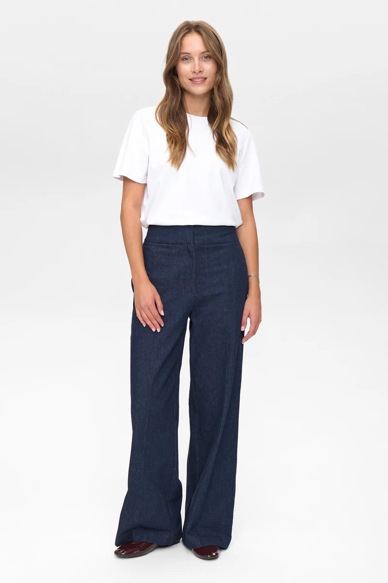 
                  
                    NUBUSSY Dark Blue Denim Long Trousers
                  
                