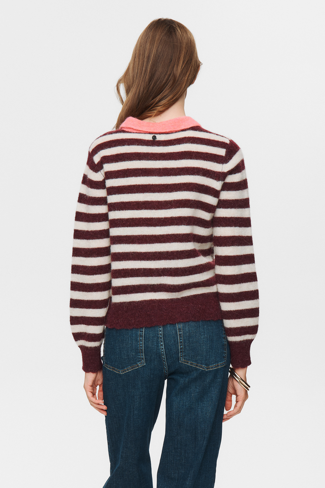
                  
                    NUCIARA RIETTE Winetasting Stripe Jumper
                  
                