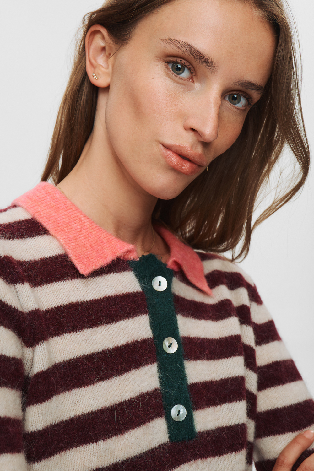 
                  
                    NUCIARA RIETTE Winetasting Stripe Jumper
                  
                