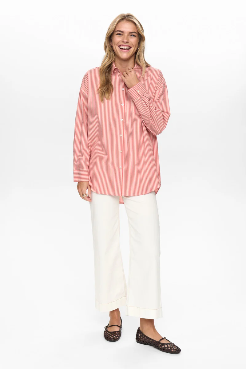 
                  
                    NUHAILEY Cayenne Striped Shirt
                  
                