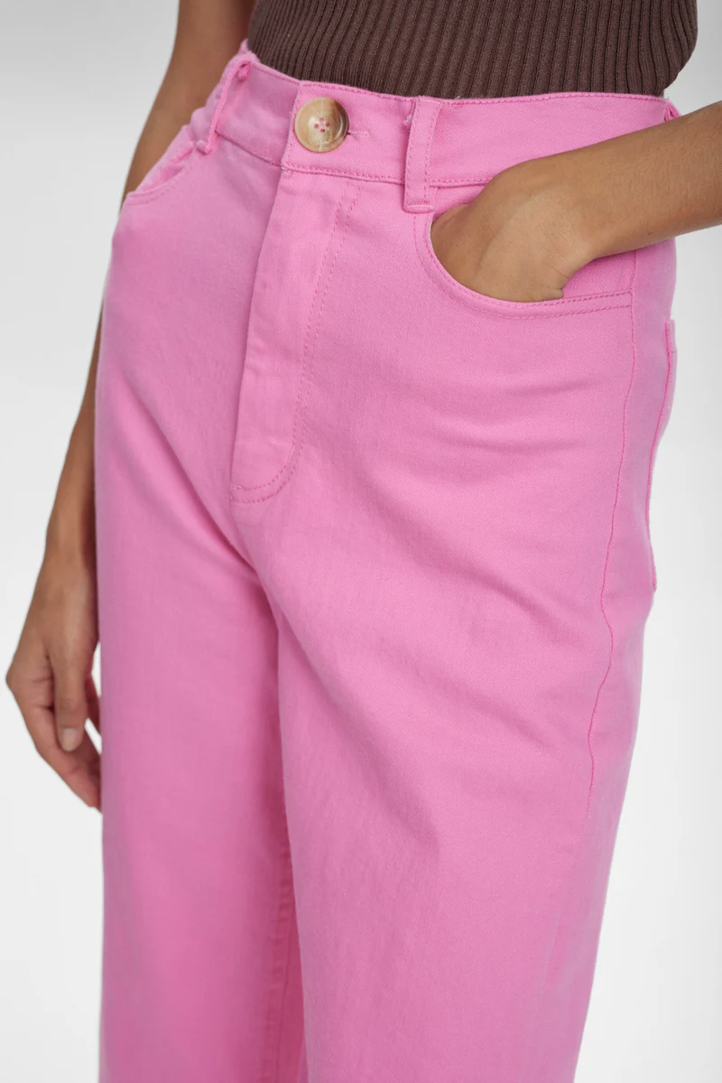 
                  
                    NULULU Pink Cosmos Trousers
                  
                