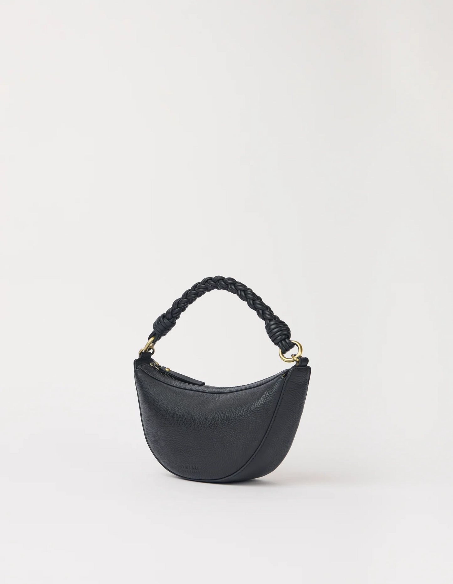
                  
                    LEO Black Soft Grain Leather Twisted Handle Mini Bag
                  
                