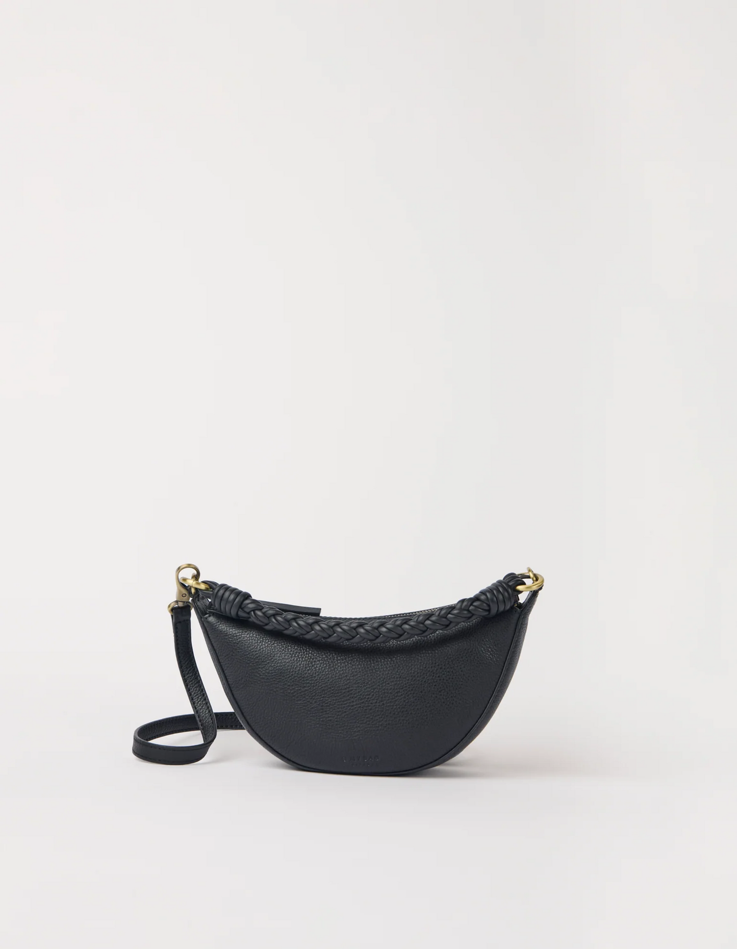 
                  
                    LEO Black Soft Grain Leather Twisted Handle Mini Bag
                  
                