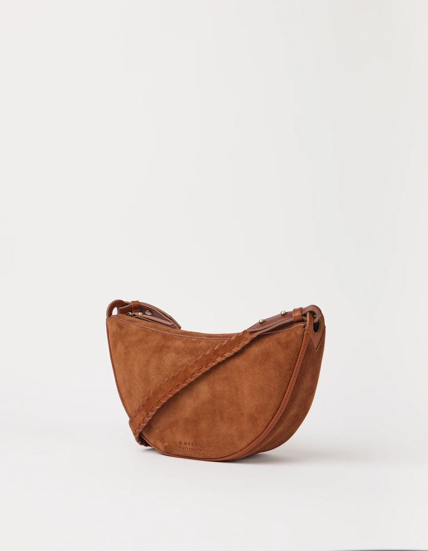
                  
                    LEO Cognac Suede Leather Crossbody Strap Bag
                  
                