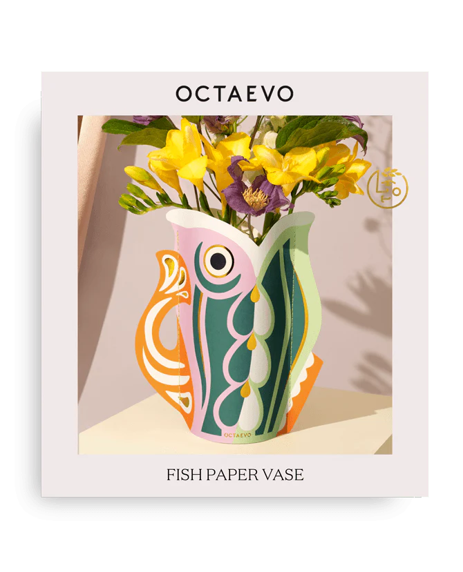 
                  
                    FISH Mini Orange Paper Vase
                  
                