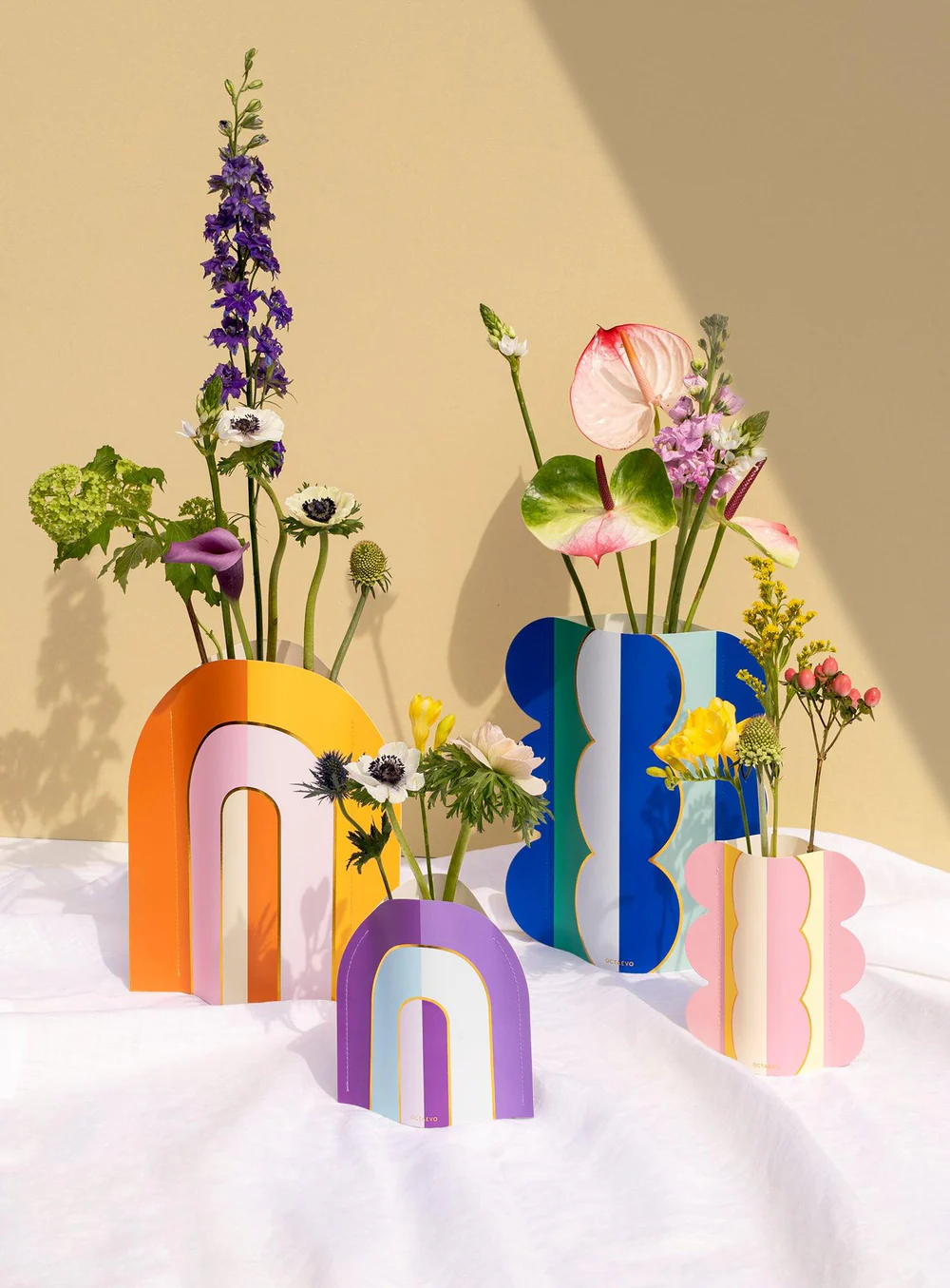 
                  
                    Mini Riviera Wave Paper Vase
                  
                