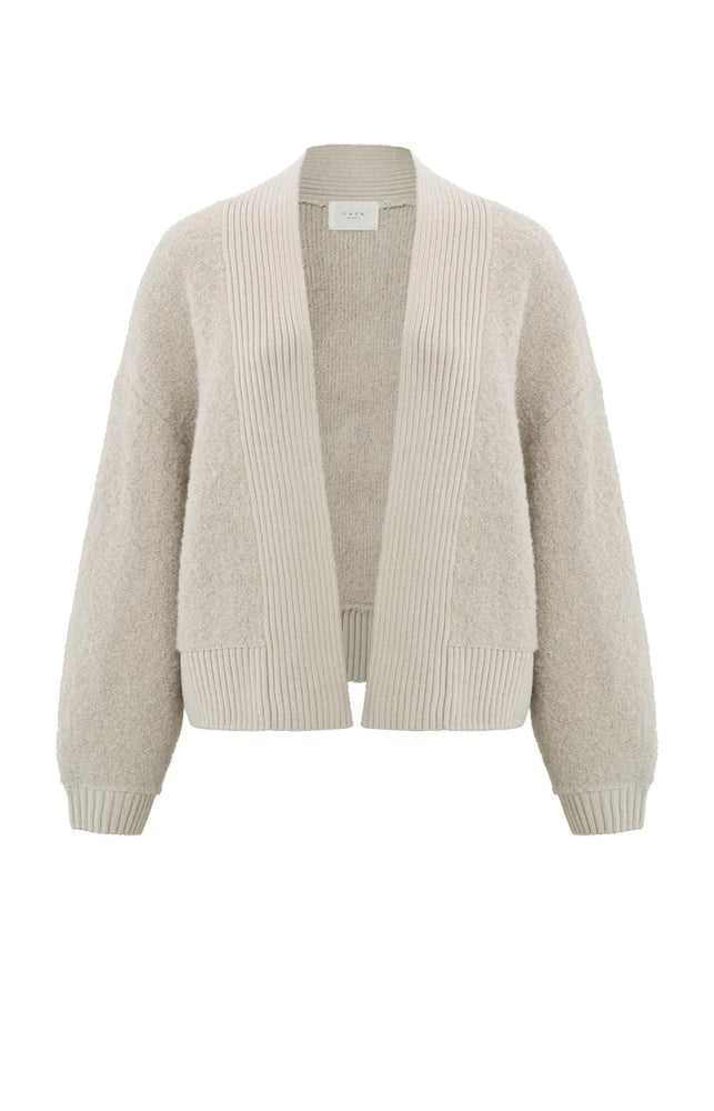 
                  
                    Pure Cashmere Brown Open Cardigan
                  
                