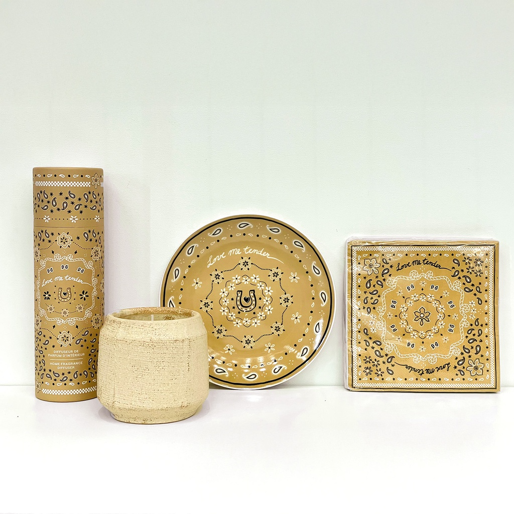 
                  
                    BANDANA Beige Paper Napkin Set Of 20
                  
                