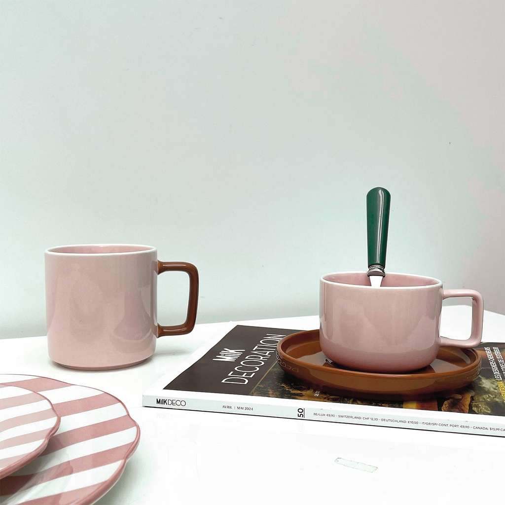 
                  
                    CHIC Pink Brown Saucer Mug
                  
                