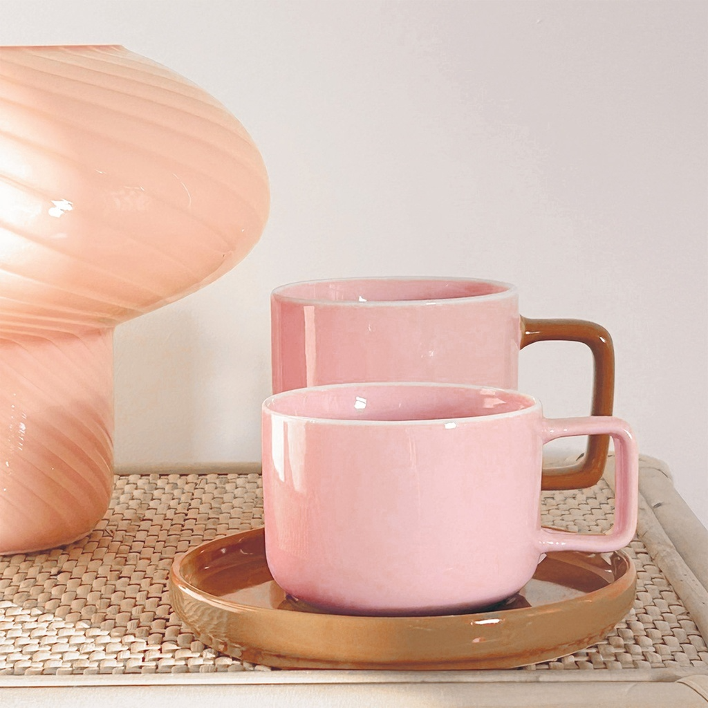 
                  
                    CHIC Pink Brown Saucer Mug
                  
                