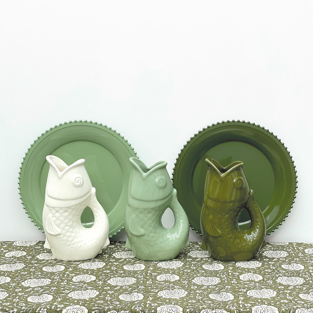 
                  
                    Large Matcha Fish Jug Vase
                  
                