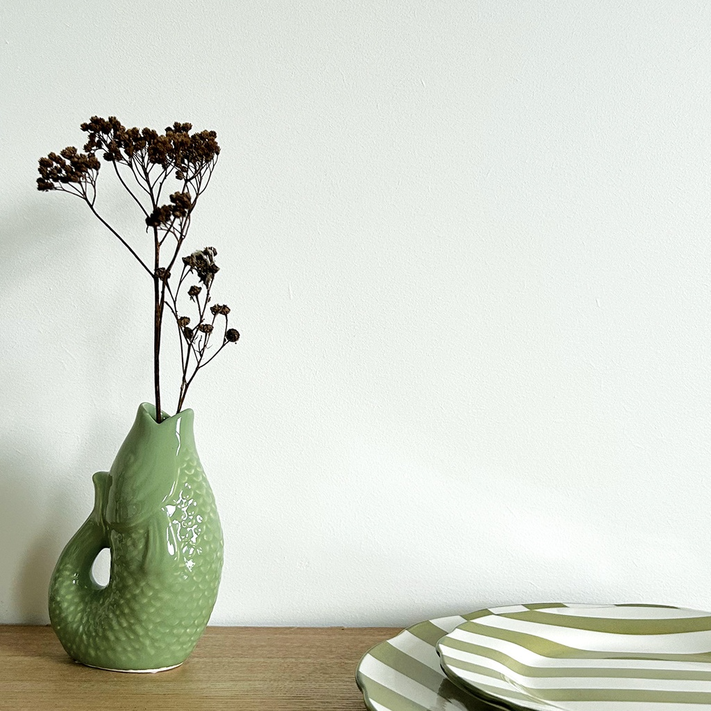 
                  
                    Small Matcha Fish Ceramic Vase
                  
                