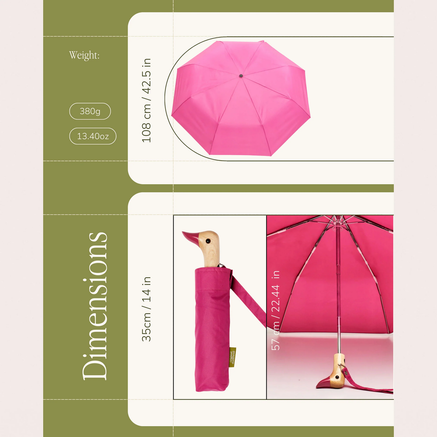 
                  
                    Bonbon Fuchsia Duck Umbrella
                  
                