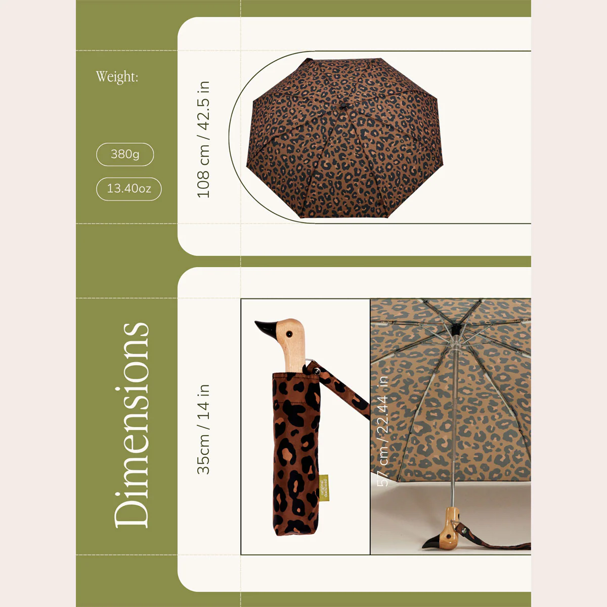 
                  
                    Leopard Duck Umbrella
                  
                