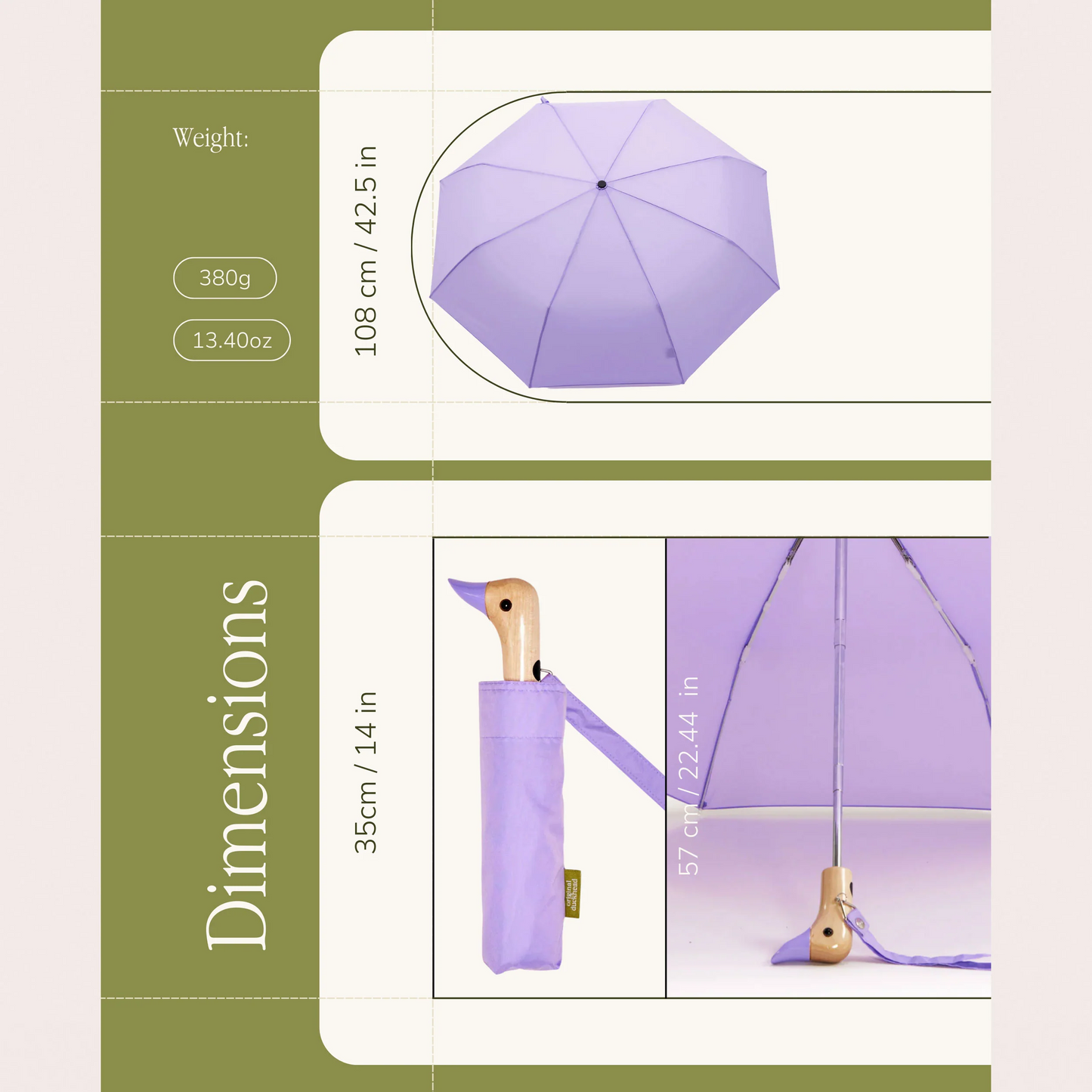 
                  
                    Macaron Lilac Duck Umbrella
                  
                