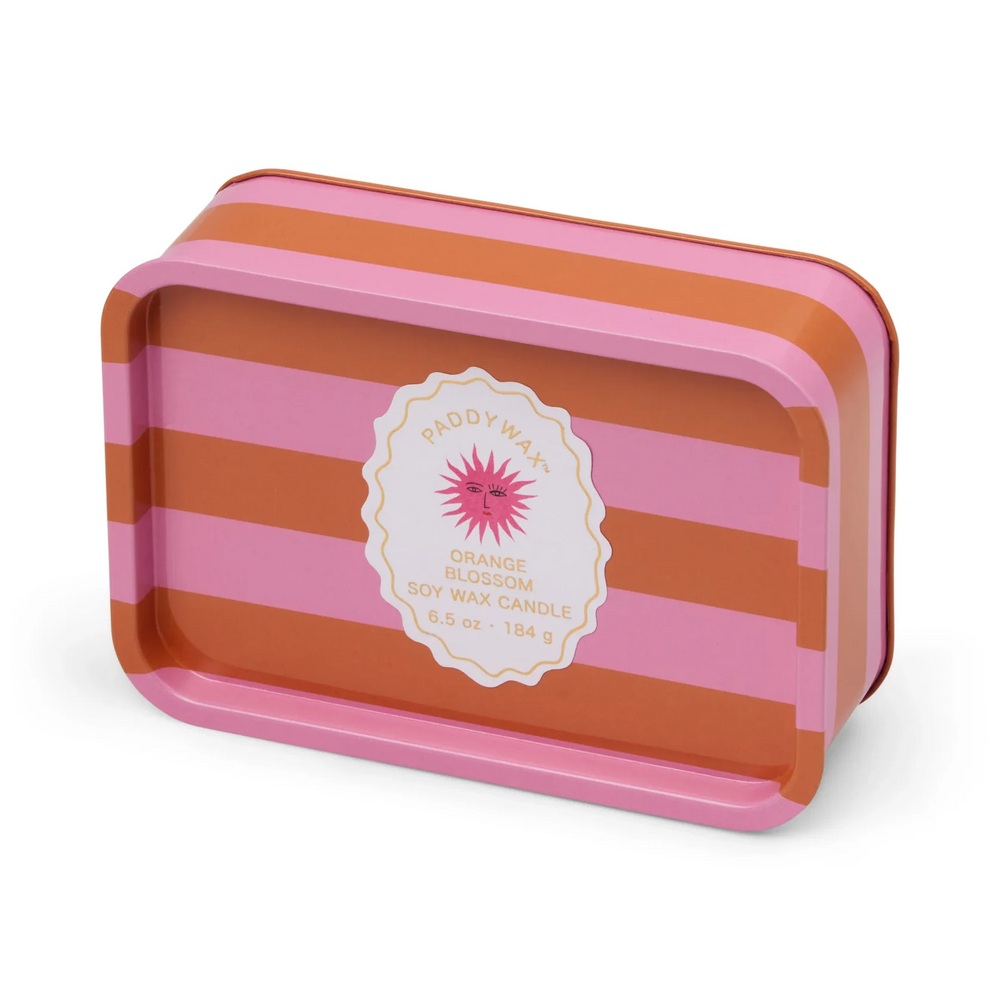 DOPO Orange Blossom Sun Printed Tin Candle