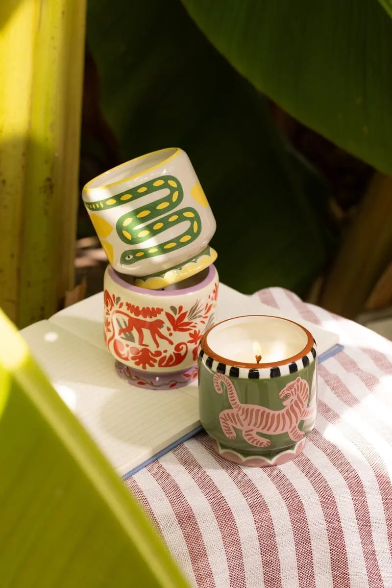 
                  
                    ADOPO Coconut & Amber Jungle Ceramic Candle
                  
                