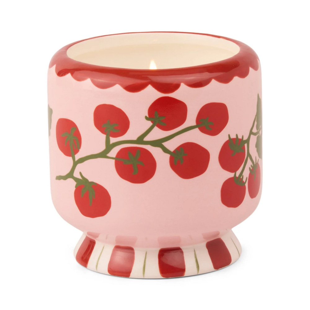 ADOPO Heirloom Tomato Vine Ceramic Candle
