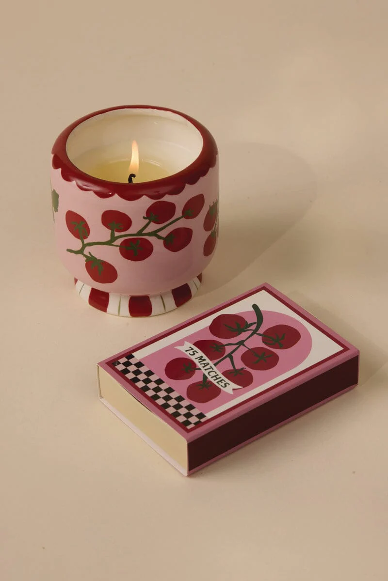 
                  
                    ADOPO Heirloom Tomato Vine Ceramic Candle
                  
                